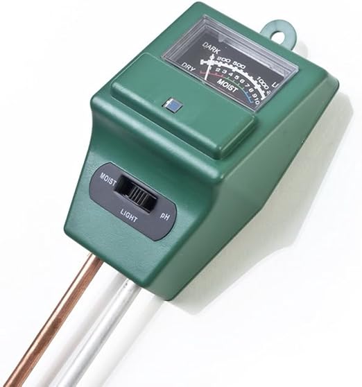 YKS 3 in 1 PH Tester Soil Water Moisture Light Test Meter for Garden