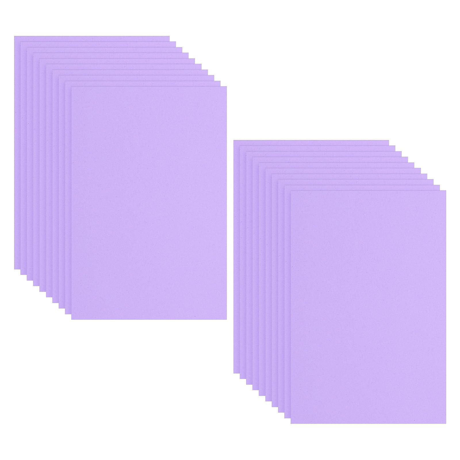 PATIKIL 20 Pack EVA Foam Sheets, 12" x 8" 2mm Thick Foam Sheets Crafts Foam Paper for Craft Classroom Bulletin Board Decor Scrapbooking DIY Cosplay Costume, Light Purple