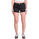 YMI Womens Women's Luxe Low Rise Fray Hem Denim Shorts S232660