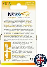 Sea-Band Travel & Motion Sickness Nausea Relief Kids Wristbands Blue 1 Pair view 2
