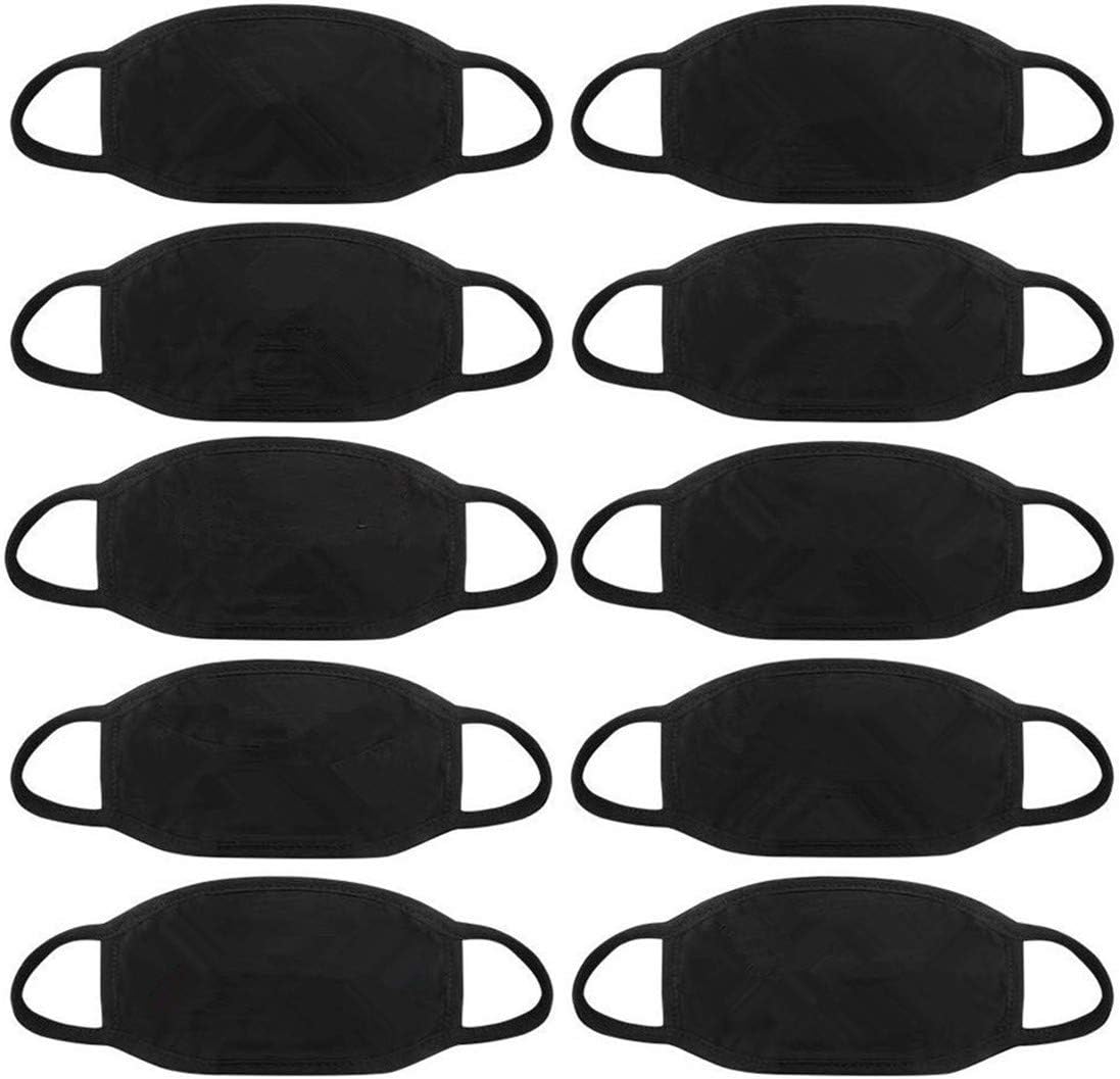 Face Masks – 100% Cotton, Reusable & Washable Adjustable Ear Straps– Protection from Dust, Pollen, Pet Dander, Other Airborne Irritants