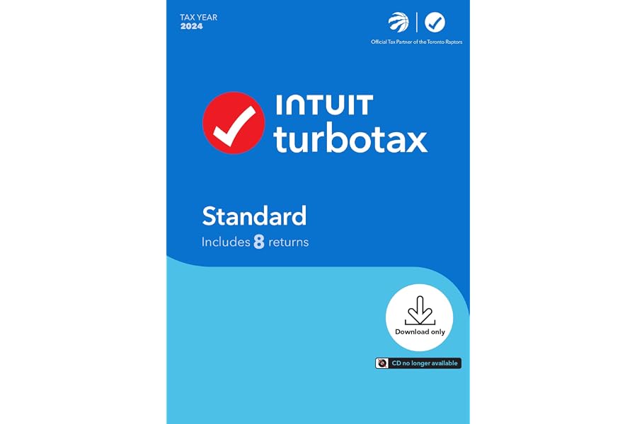 TurboTax Standard 2024 - 8 Returns - English - Windows - Digital Download [PC Online code]