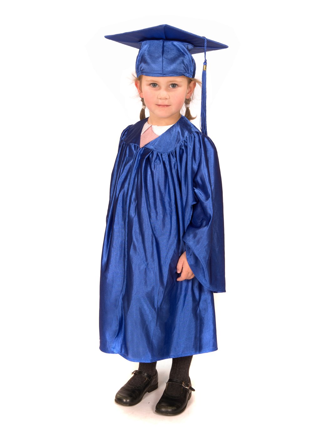 EVS Evess Childrens Graduation Gown (age 3-5) and matching hat (Royal Blue)