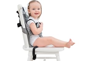 LIWZSZWIL High Chair Harness Seat for Travel, Portable Baby Safety Harness Chair Accessory, Washable Travel Harness Seat with Adjustable Straps Shoulder Belt for Infant Feeding/Toddler - Baby Travel Essential
