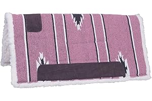 Tough 1 Square Saddle Pad/Fleece Bottom