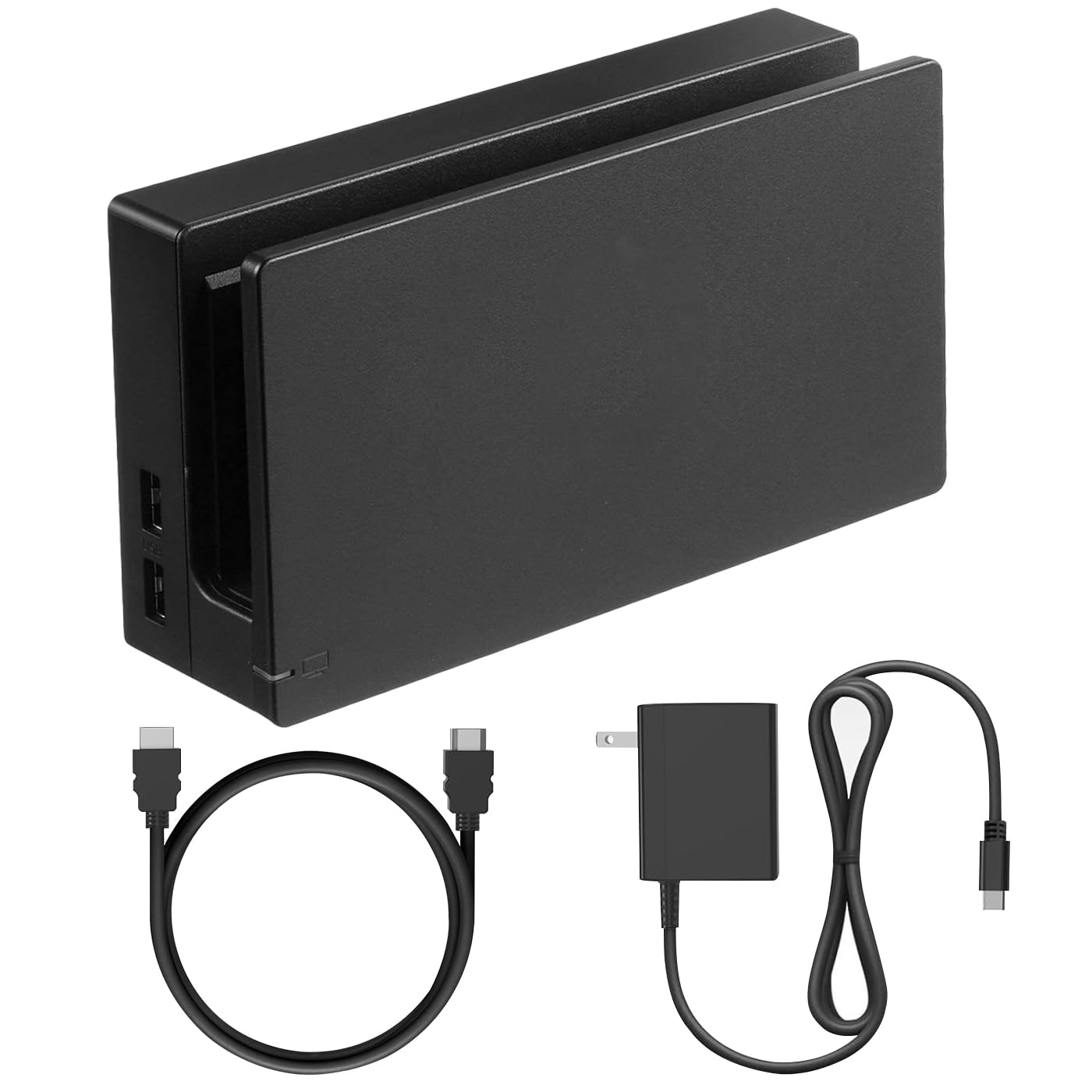 TV Dock Station for Switch,3 in 1 Replacement TV Base Docking Station Set with Original IC Module,AC Charger,High Speed HDMI Cable Accessories for Switch Console