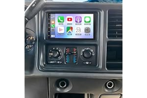 Double Din Car Stereo for Chevy Silverado 1500 2500 2003-2006,7 inch Touch Screen Car Radio for Chevy Silverado Head Unit wit