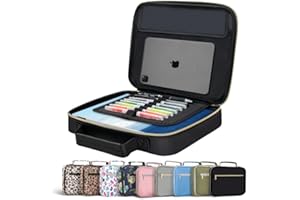 HAWGON Bible Cover for Women - Bible Case for Men Multi-Functional Stationery Organizer - Pencil Case Organizers - Bible Study Supplies for Home, Office, Travel - 11"x8"x2.5"(Black)