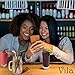 VILA Colorful Glass Drinking Straws with Brush, Comfortable, Reusable, Eco-Friendly, Ergonomically Bent, BPA-Free, Rust-Proof, Scratch-Proof, Dishwasher Safe, Set Includes 4 Straws, 1 Brush, 1 Cloth