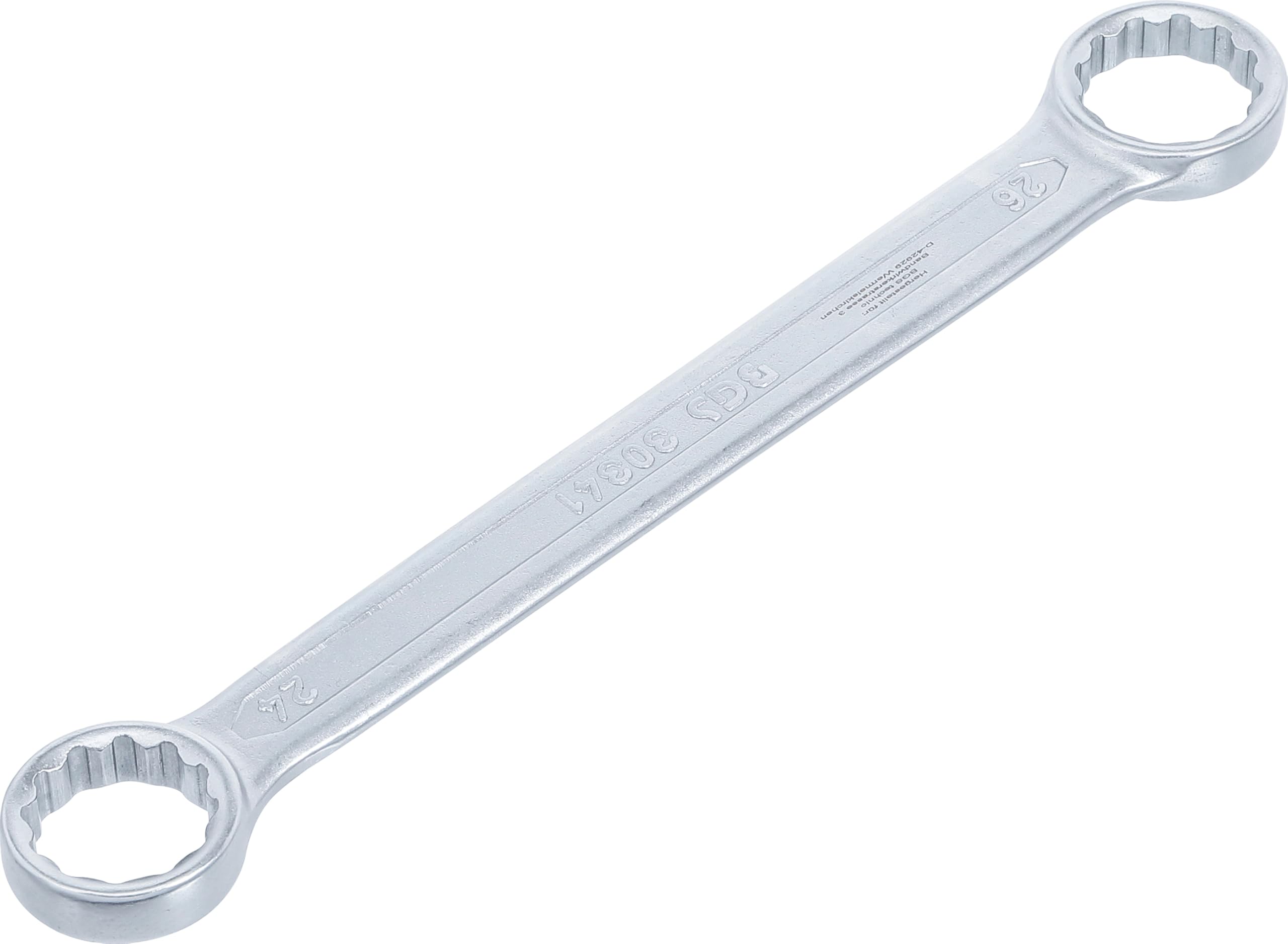 BGS 30341 | Double Ring Spanner | extra flat | 24 x 26 mm