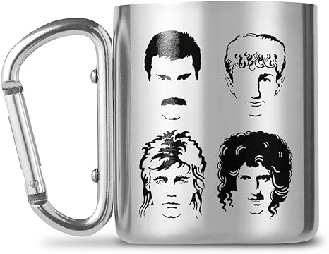 Amazon Co Jp Queen クイーン フレディ追悼30周年 Faces カラビナマグ マグカップ 公式 オフィシャル ホーム キッチン