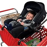 Totes Babies - Car Seat Carrier for Shopping Carts, Allows Babies, Newborns, Infants and Toddlers to Stay Snug or Sleeping in