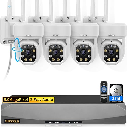 Dual Antenna Long-Range WiFi Wireless Outdoor Security Camera System ...
