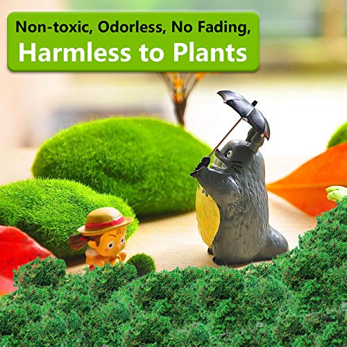 Timoo Fake Moss for Potted Plants Forest Preserved Moss Bulk Artificial