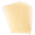 Sizzix Gold Metallic Shrink Plastic | 8 Sheets | Jewellery Making, Gift Tags, Pendants, Keyrings, Home Décor
