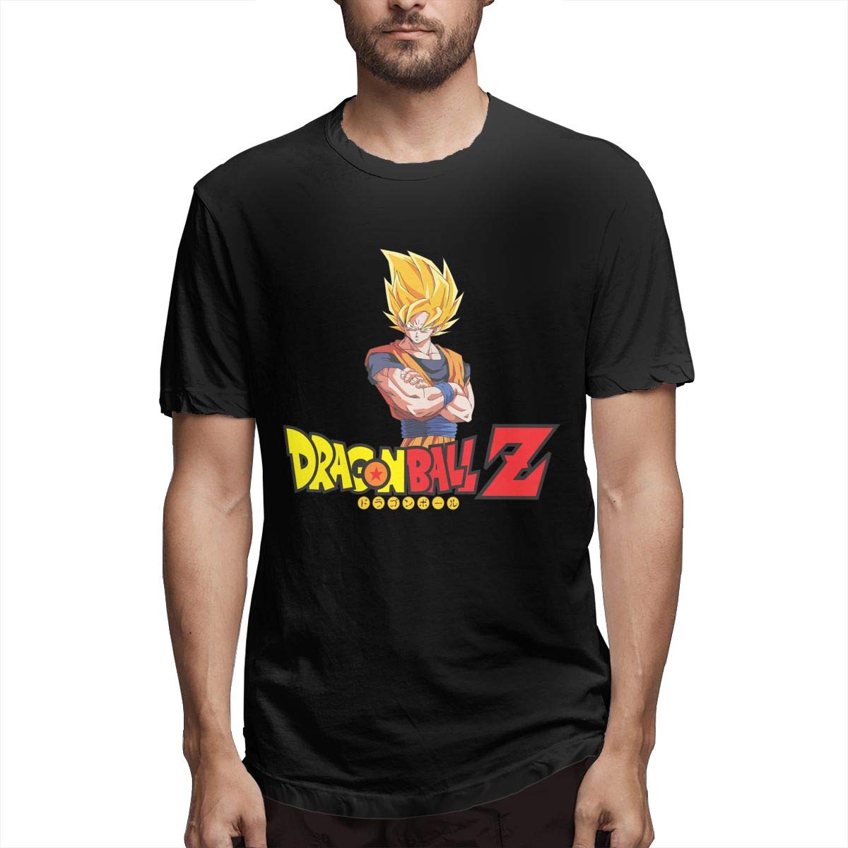 S Fashion Soft Pure Color Crew Neck Dra Gon Ball Z T Shirt 2233