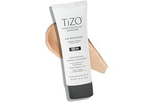 TIZO Photoceutical AM Replenish Lightly Tinted Creams, Gels, & Lotions SPF 40, 1.75 Fl Oz