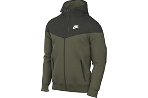 Nike Sportswear Windrunner Men's Hooded Jacket (Medium Olive/Sequoia/Sail, DA0001-222)
