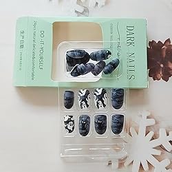 24 Pcs Halloween Press on Nails Short Almond