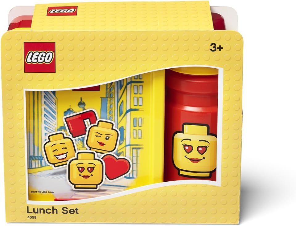 Room Copenhagen Juego de Almuerzo Lego niña, Verde, Talla única: Amazon.es: Hogar