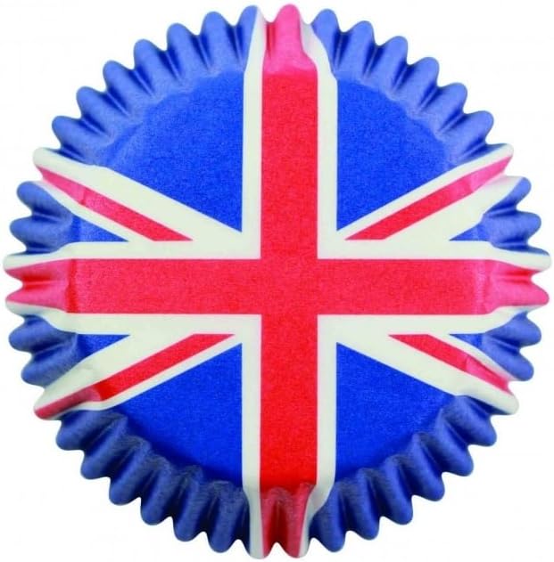Pack of 54 UNION JACK Cupcake Cases (Fairy Cake)