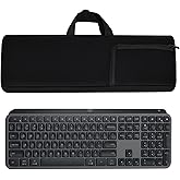 KronosRising Keyboard Bag Keyboard Travel Protective Sleeve Shockproof Waterproof Neoprene Case Compatible With Logitech MX KEYSKeyboard Mouse/MX Master Keys S Keyboard Mouse