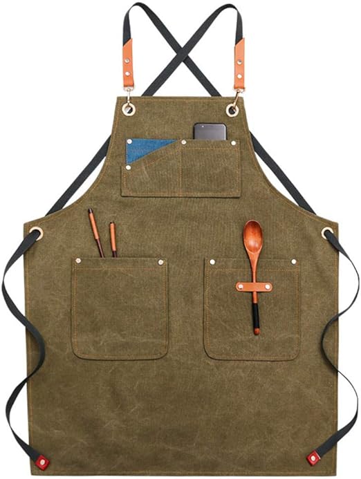 work aprons for women with pockets, art apron adult, barber apron for