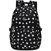 VIDOSCLA Dog Paw Girls Backpack Primary Book Bag School Bag for Boys