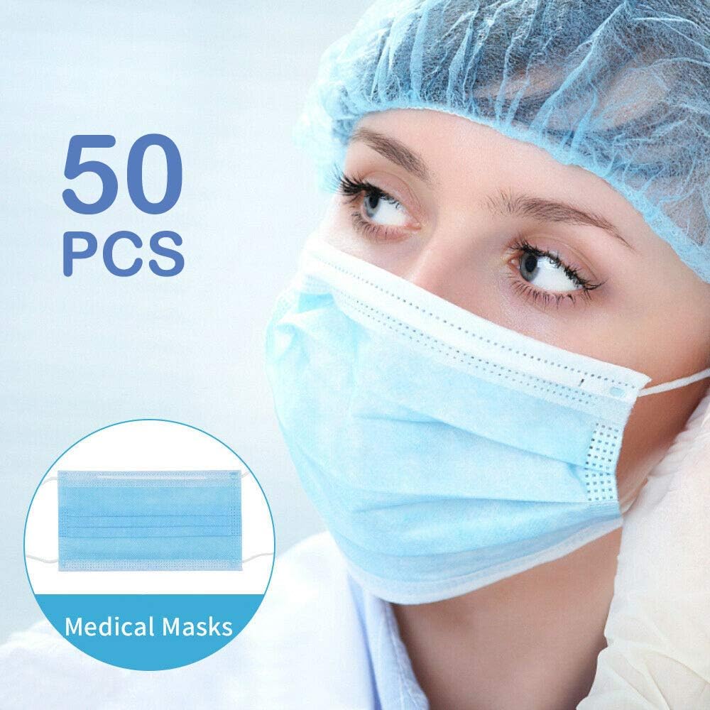 Disposable Anti Dust - 3 Layer - 50 Pack