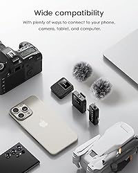 BAILIXIN 3-in-1 Professional Wireless Lavalier