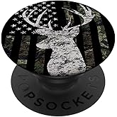 Buck Deer Hunting Camouflage Flag PopSockets Adhesive PopGrip