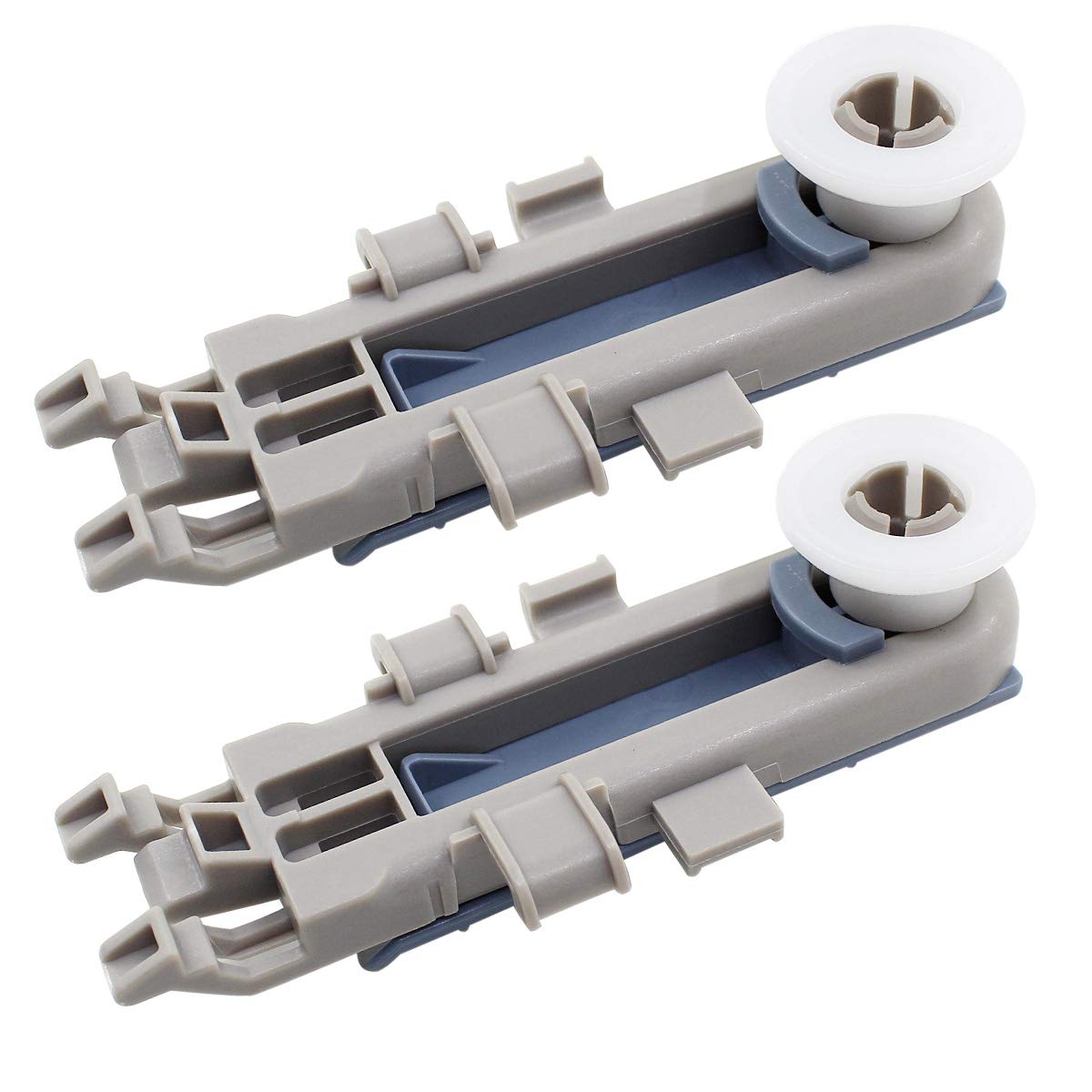 MAYITOP Dishwasher Upper Rack Wheels Adjuster 2 Pack Compatible with Whirlpool,Amana, Jenn Air, Kenmore, Magic Chef, Maytag and Roper AP6285708 WP8561996 W10889280 8561996