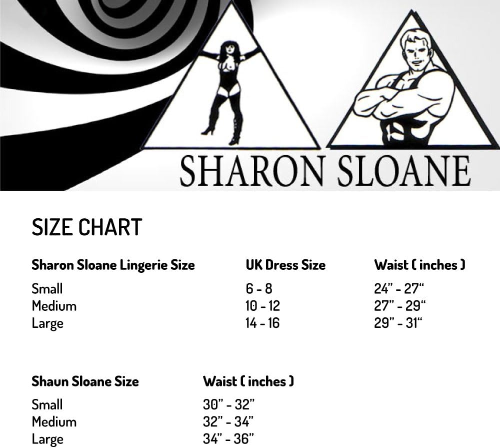 Sharon Sloane Large Latex Corsage Suspender, 02865400000 - Image 3
