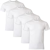 Hanes Men's Ultimate Undershirt ComfortBlend Slim Fit Tees for Men, Moisture-Wicking