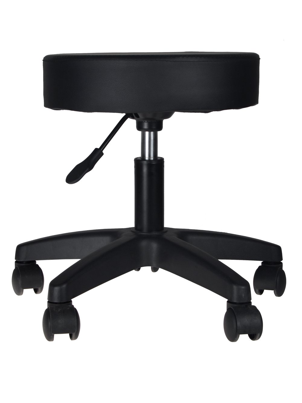 TMS Adjustable Black Tattoo Salon Stool Hydraulic Rolling Chair Facial Massage Spa: Beauty