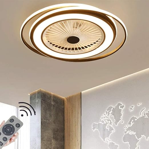 LED Leise Deckenventilatoren Mit Beleuchtung Dimmbar Mit Fernbedienung