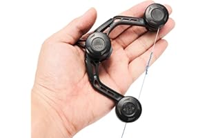 PURATEN Fishing Bobbin Knotter, Knot Assist 2.0 for FG Knot Braided Line to Leader Connection, FG GT RP Line Wire Knotting Tool Fishing Line Winder Assist Knotting Connector Accessories