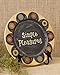 Your Hearts Delight Simple Pleasures Wooden Decor Plate, 11-1/2-Inch