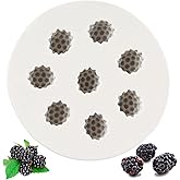 QDMOLDS Raspberry Silicone Fondant Molds Mulberry Gum Paste Chocolate Candy Mold For Cupcake Topper Cupcake Topper Sugar Craft Polymer Clay