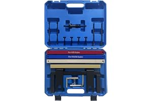 Punmew Master Engine Timing Cam Camshaft Locking Tool Compatible with BMW 2.5 3.0 N51 N52 N53 N54 N55 S55 Crankshaft Flywheel