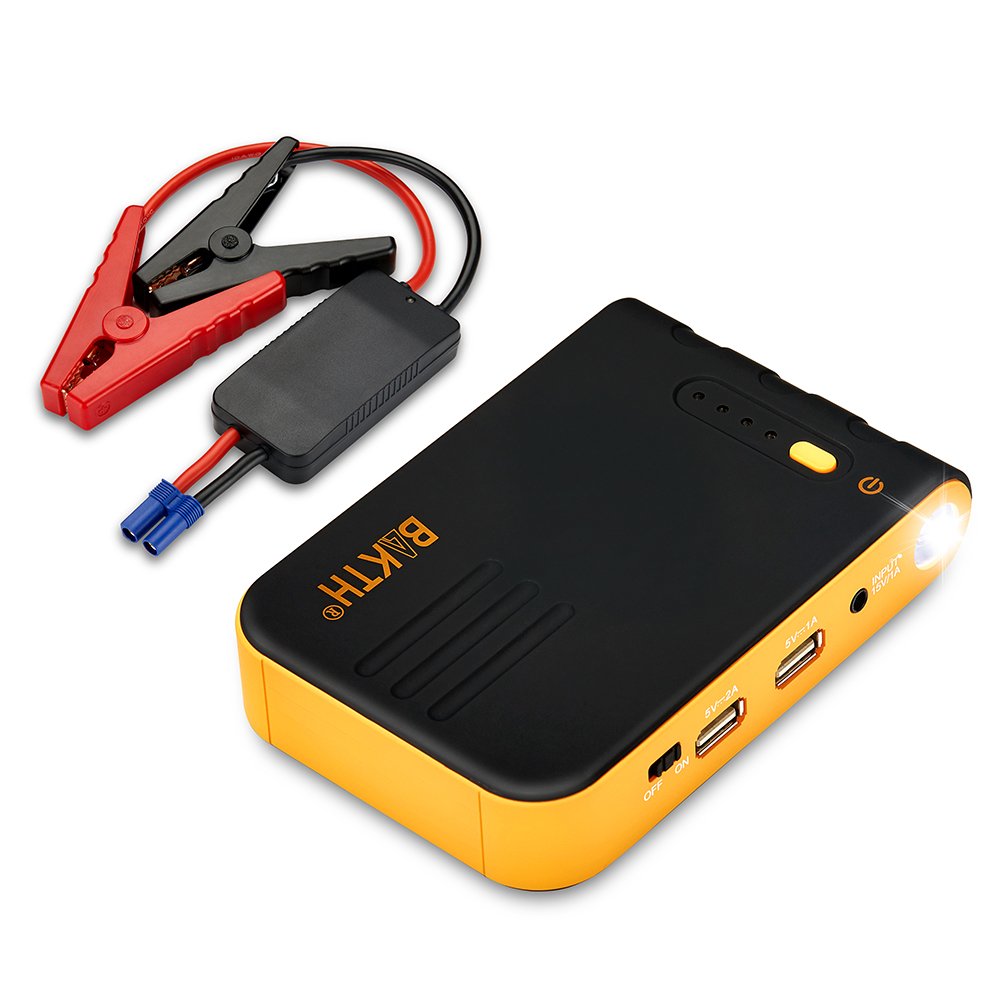 BAKTH Jump Starter de mAh A Batería Arrancador de Coche Batería Externa