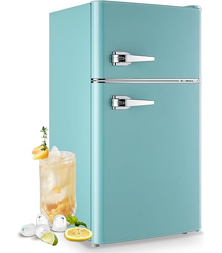 Amazon.com: WANAI Small Refrigerator 3.5 Cu.Ft Retro Mini Fridge