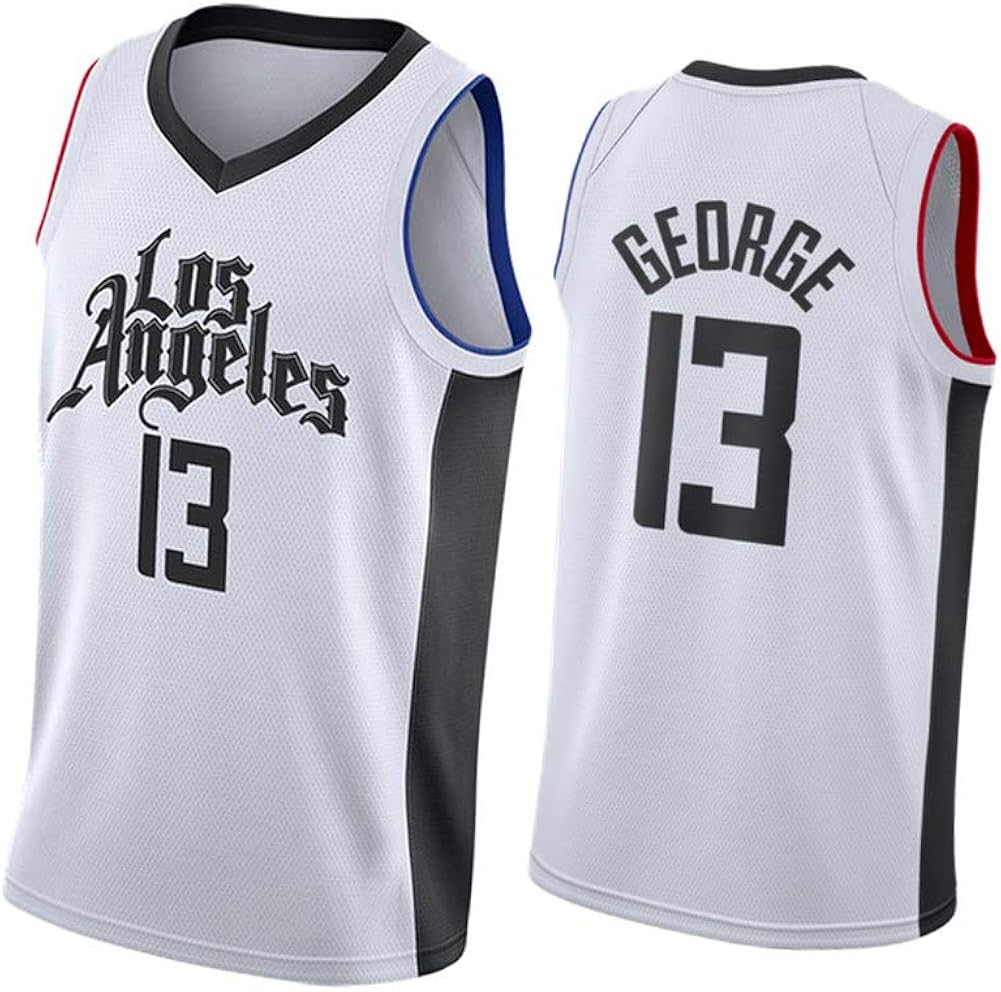 paul george clippers jersey white
