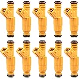 10* EV6 Fuel Injectors 22lbs Fits 1999 Ford Truck 6.8L V10 Upgrade 0280155857