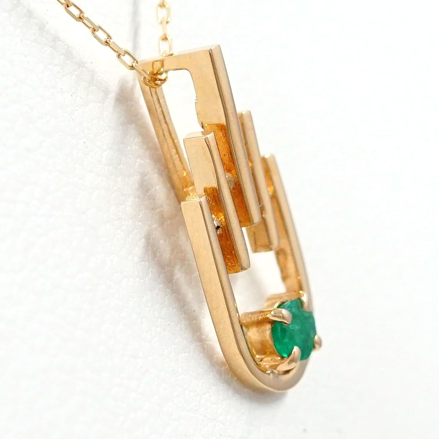 New限定品 K18 18金 Yg イエローゴールド ネックレス エメラルド 中古ジュエリー 中古 B07cn69c7v Www Gcc Ccpf Com