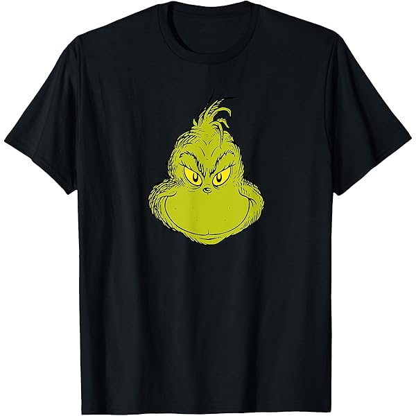 Amazon.com: Dr. Seuss Classic Sly Grinch T-shirt T-Shirt