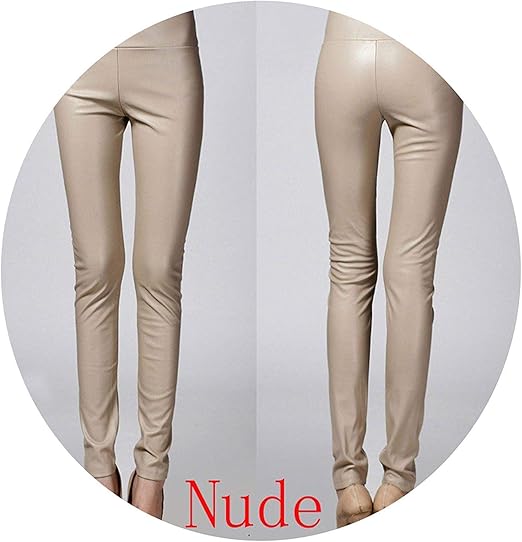 nude leather pants
