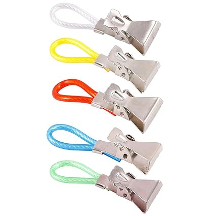Opuss 5pcs Towel Clips Towel Hanging Clips Multipurpose Kitchen