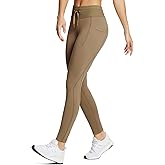 baleaf Women's Fleece Lined Leggings Water Resistant High Waisted Thermal Warm Winter Tights Ski Hiking Pants with Pockets