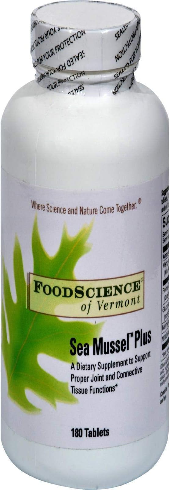 FoodScience Sea Mussel Plus, 180 Tablets